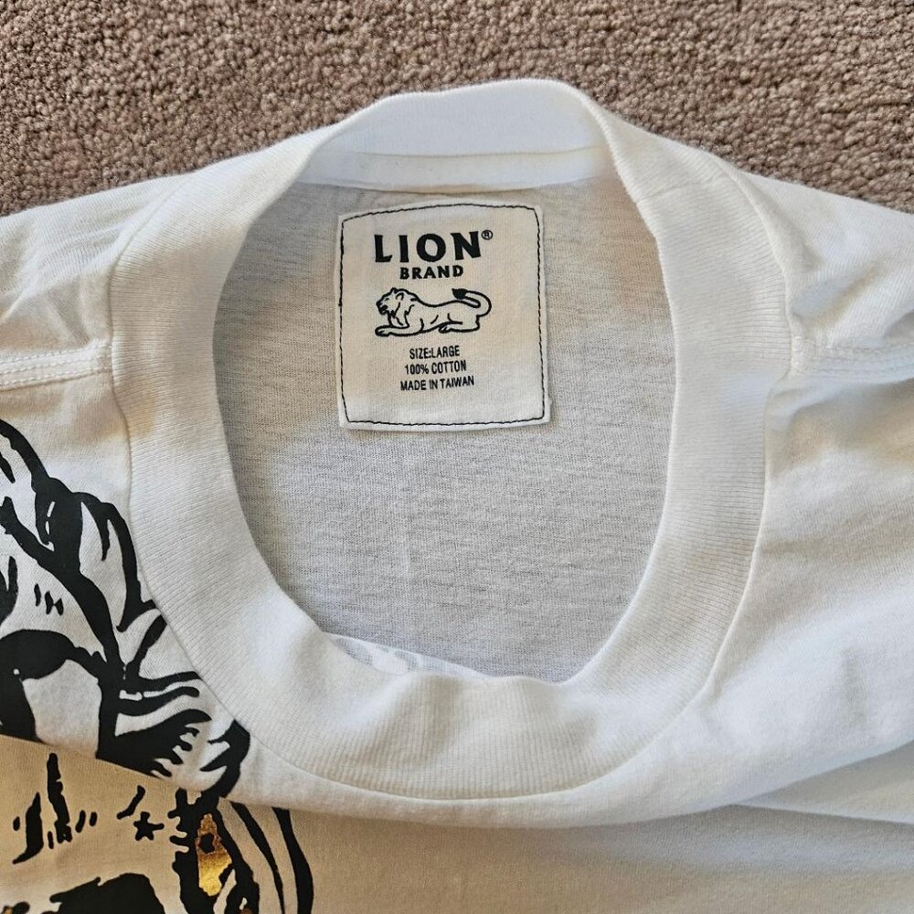 Skull in Lions Mouth "King of the Jungle", NWT, Size L - Picture 3 of 4